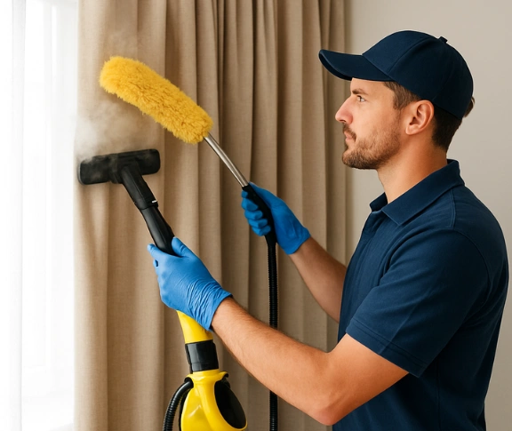 Trusted blind cleaning technician Matty Curtain Cleaning grose-vale-nsw QLD