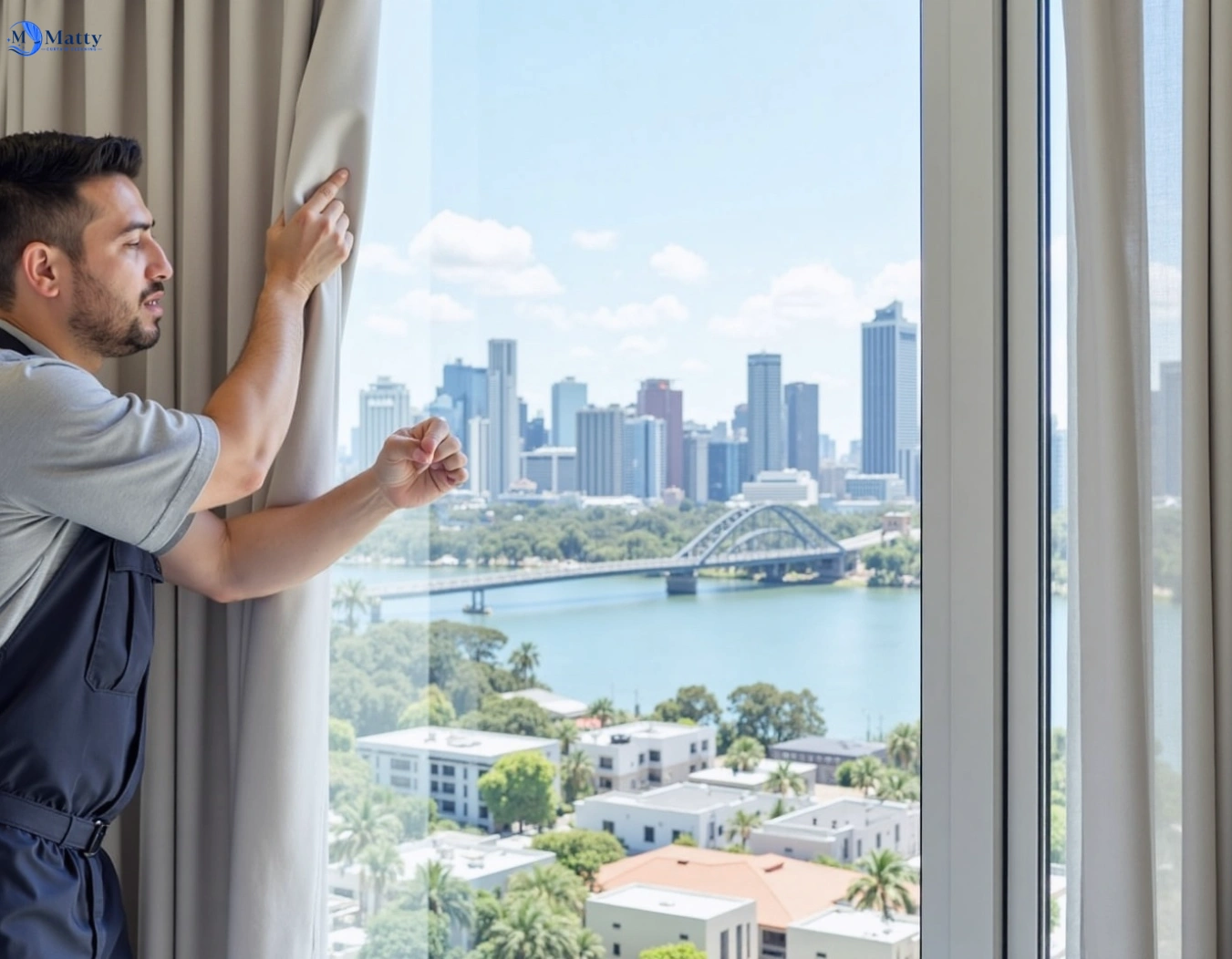 Professional curtain steam cleaning service grose-vale-nsw QLD by Matty Curtain Cleaning